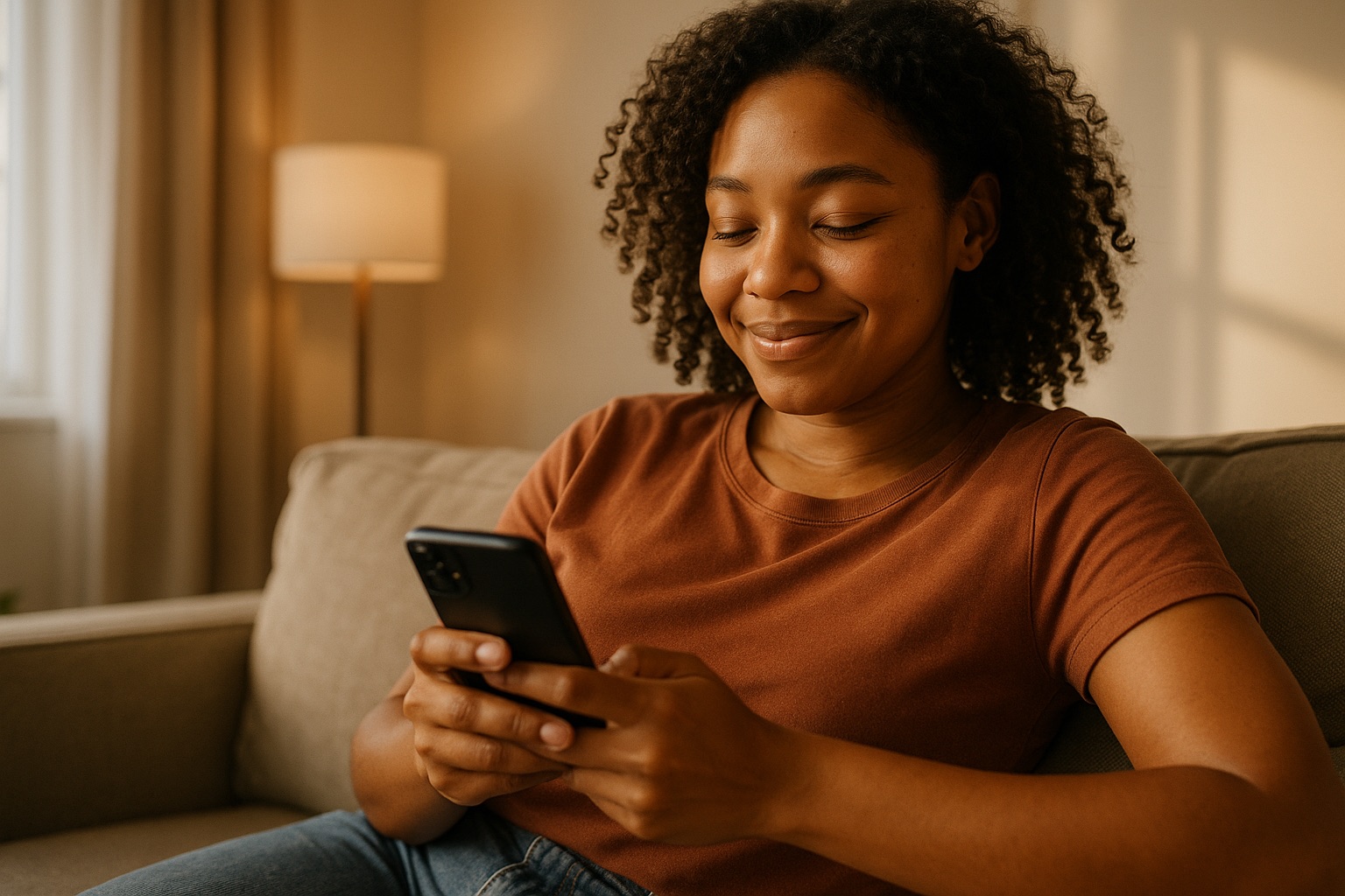 Tenant paying rent on their phone through a clean portal — green payment confirmation