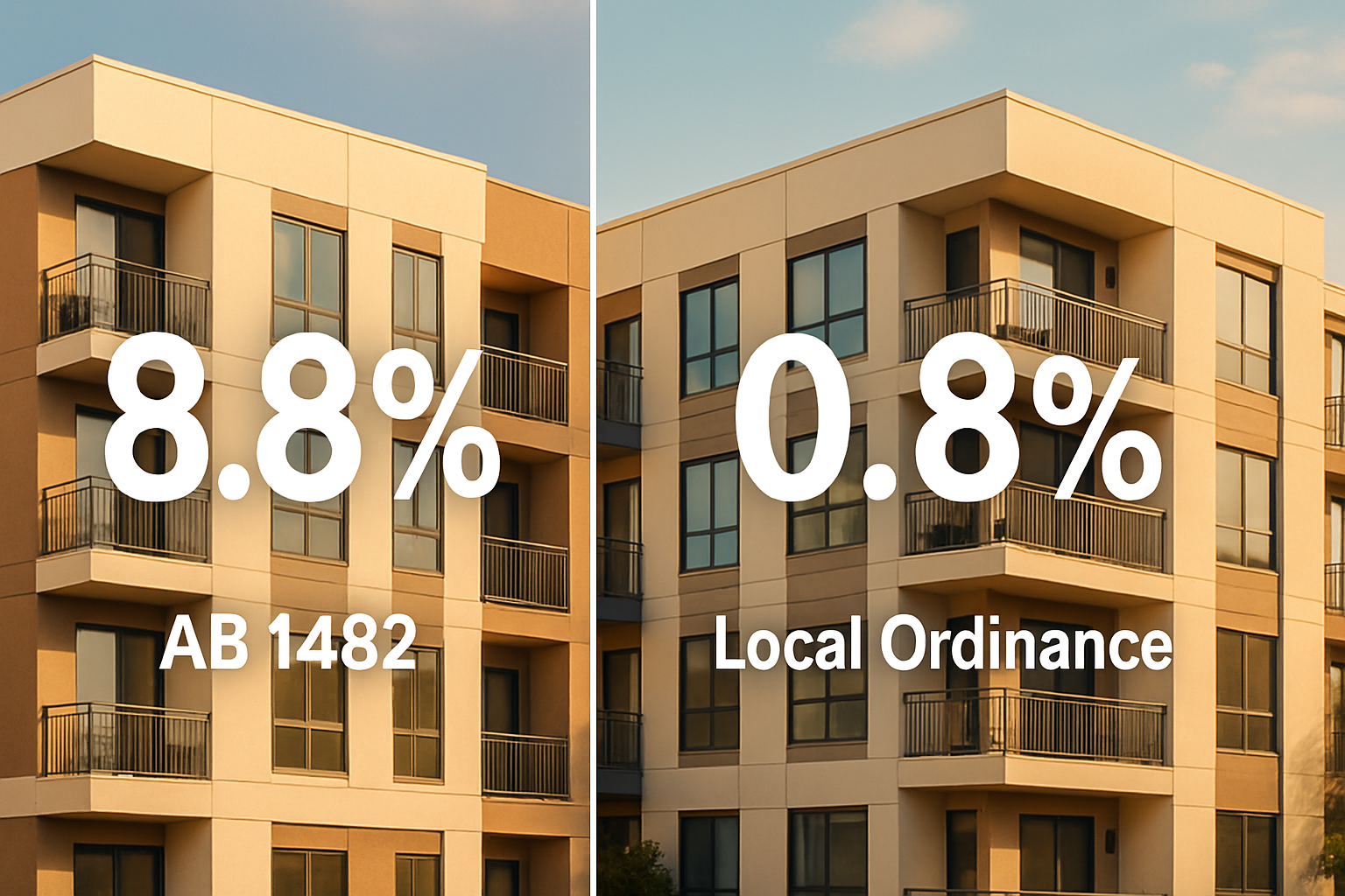 AB 1482 vs Local Rent Control: What Actually Applies to Your California Property
