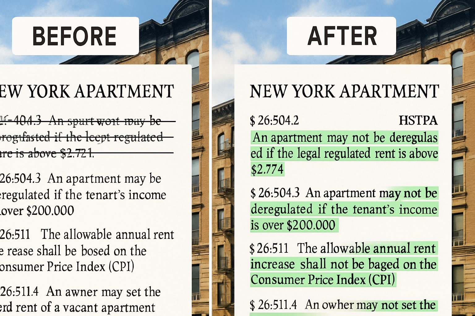 HSTPA Changed Everything: What NY Landlords Lost in 2019 (and Cannot Get Back)
