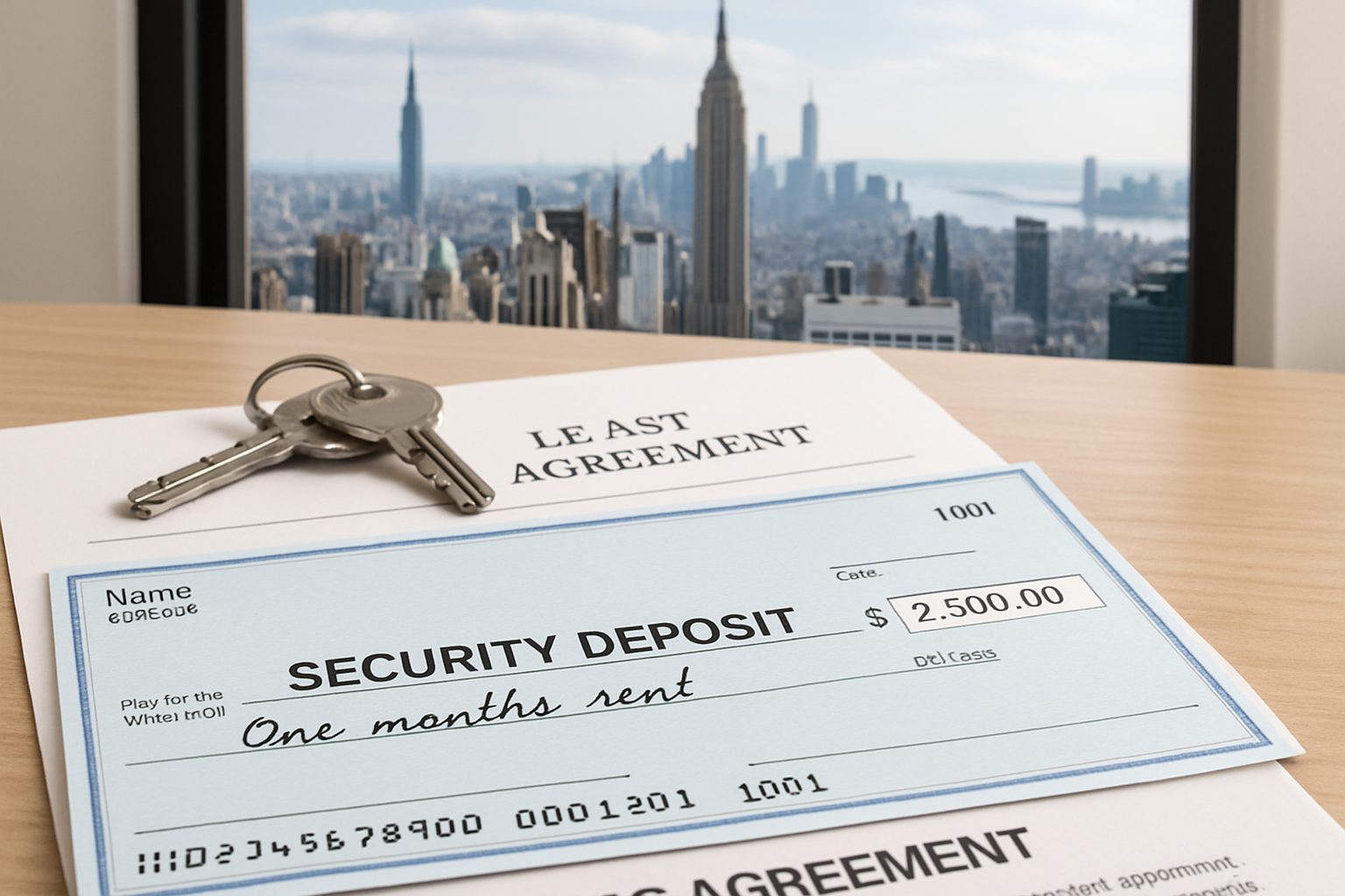 NYC Security Deposits, Late Fees, and Application Fees: The $50/$20 Limits
