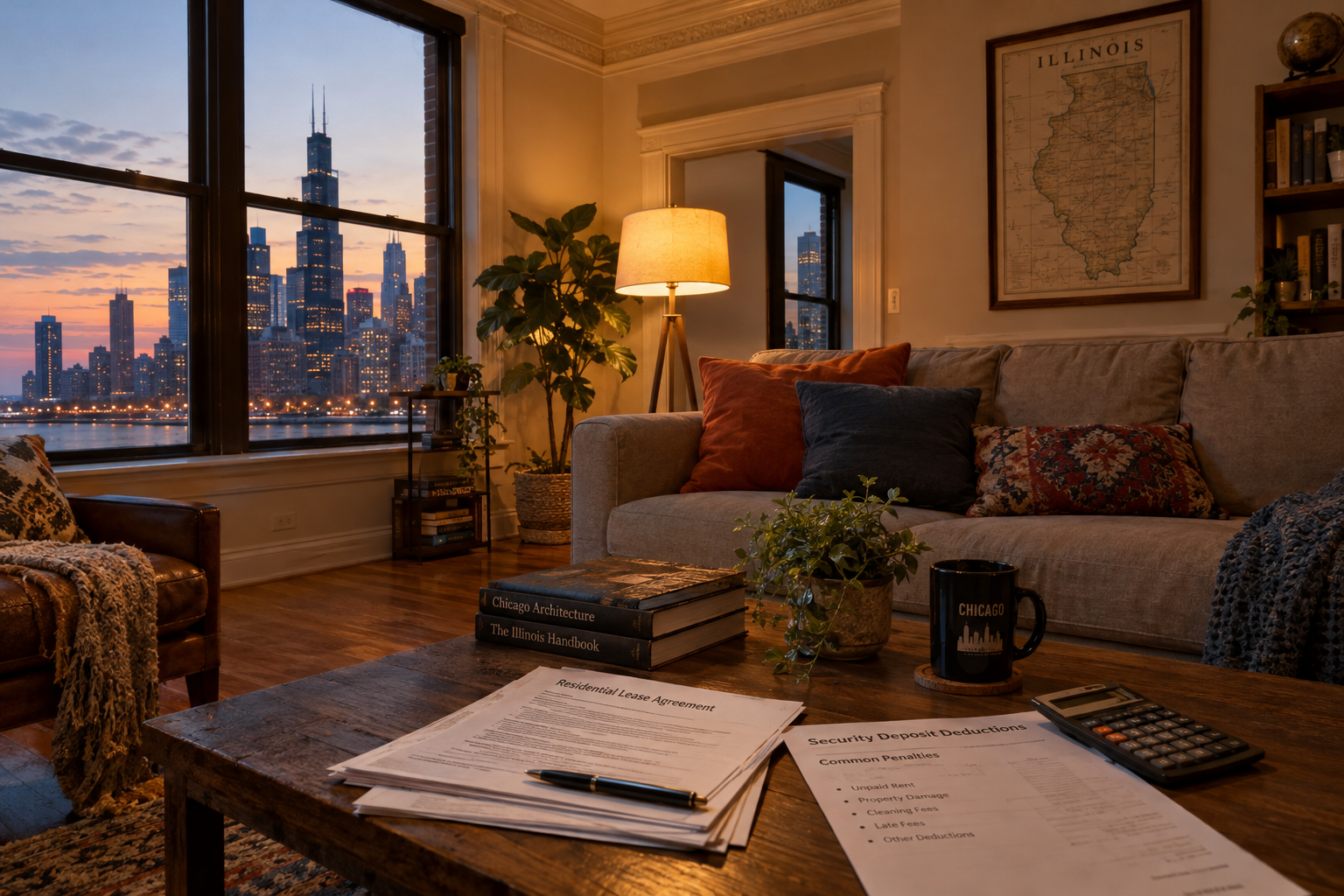 Illinois Security Deposit Non-Return Penalties & Your Legal Liability (2026)